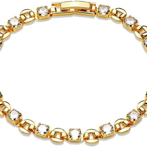New Gold Bracelet Gold 14K Gold Filled Dainty Chain - Picture 4 of 5